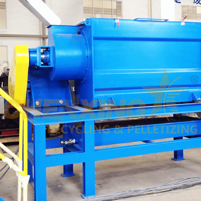 Centrifugal Dehydrator Removing 98% Moisture from PET Flakes - 3000kg/h Capacity Drying System